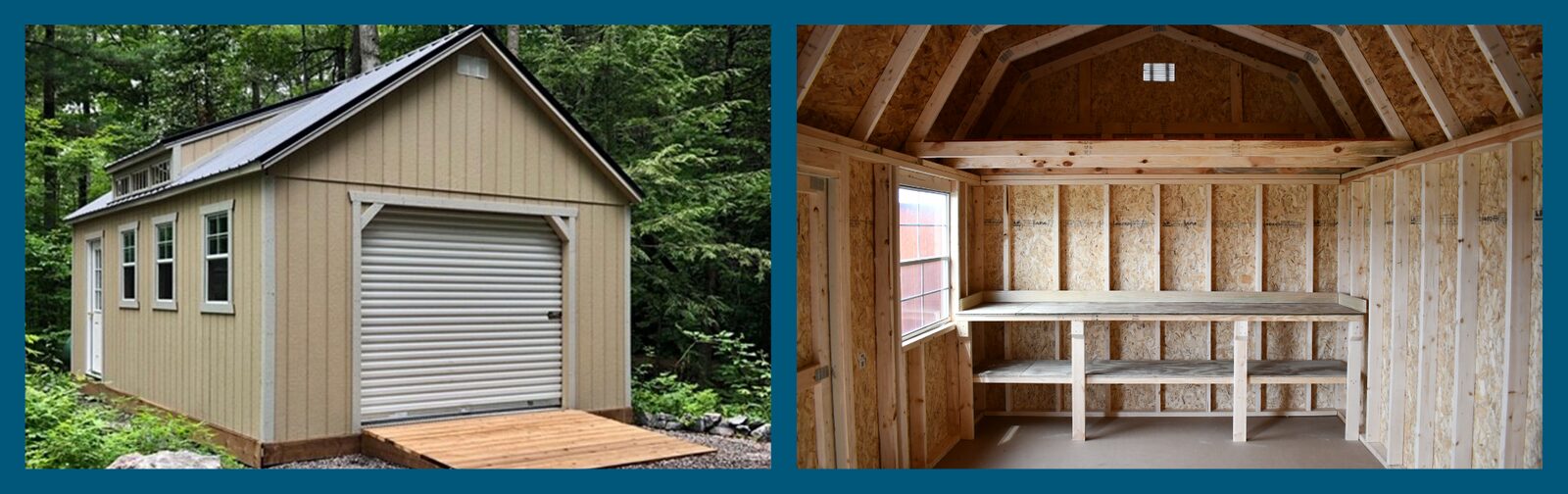 Old Hickory shed upgrades, options and add-ons